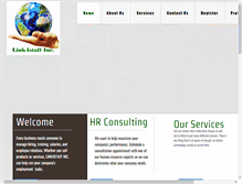Tablet Screenshot of link4staff.com